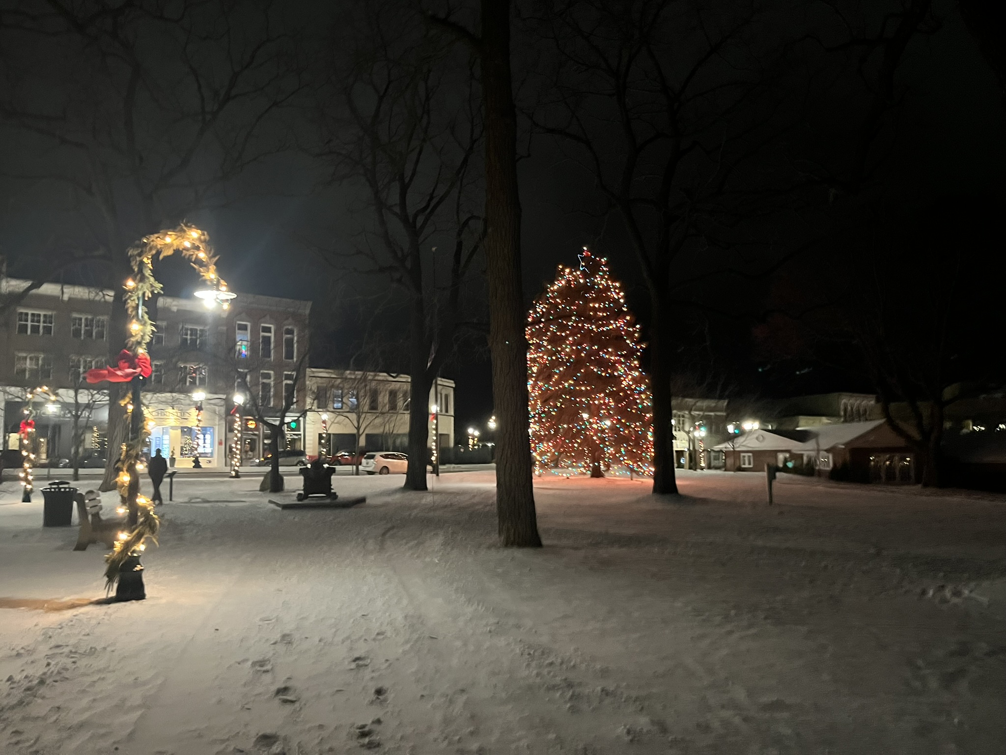 Town Square at Night