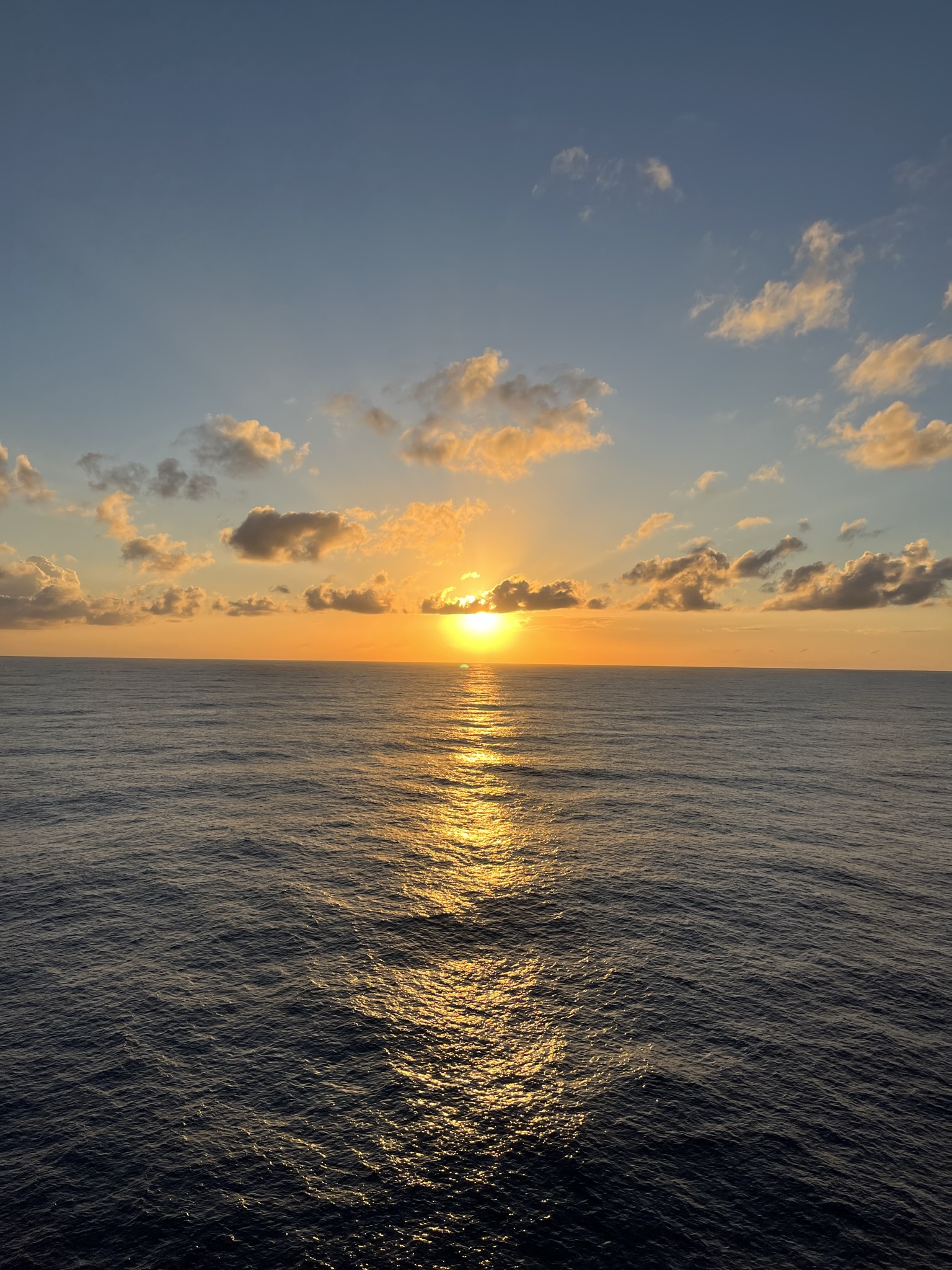 Sunset at Sea